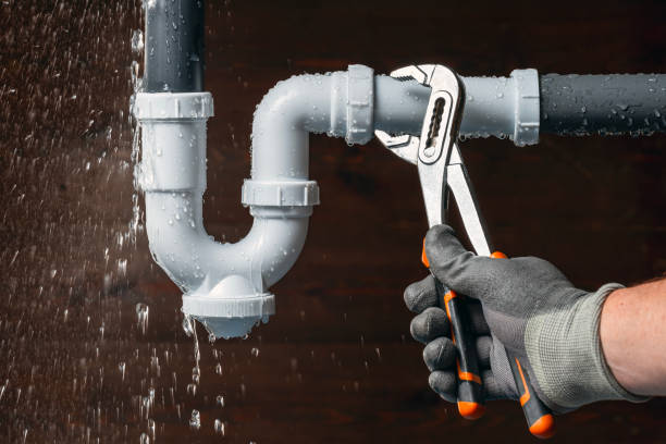 Professional Drain Cleaning technician working in Halltown, MO